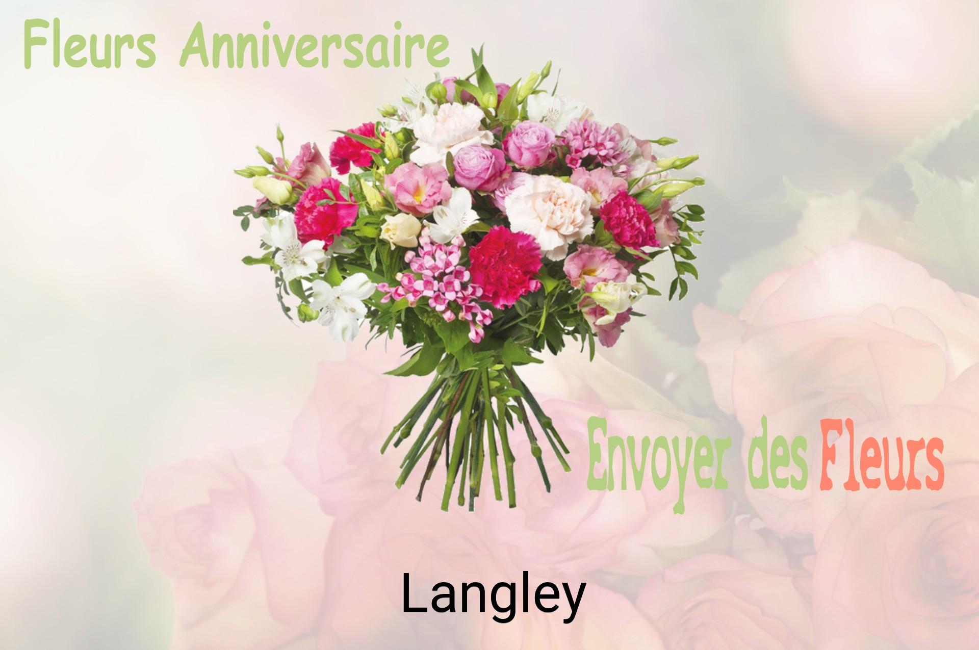 Bouquet de fleurs d’anniversaire livré à Langley