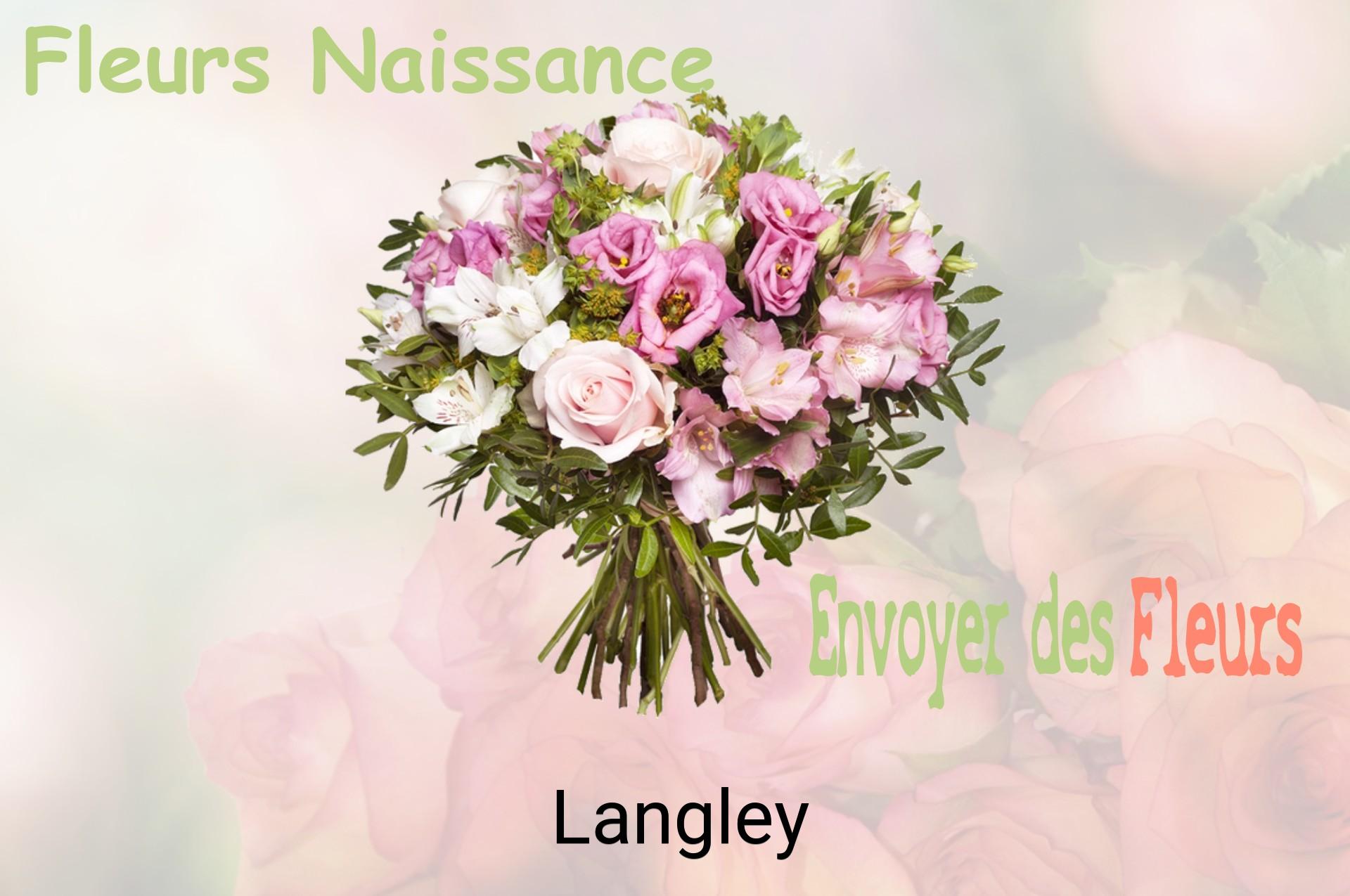 Bouquet de fleurs de naissance livré à Langley